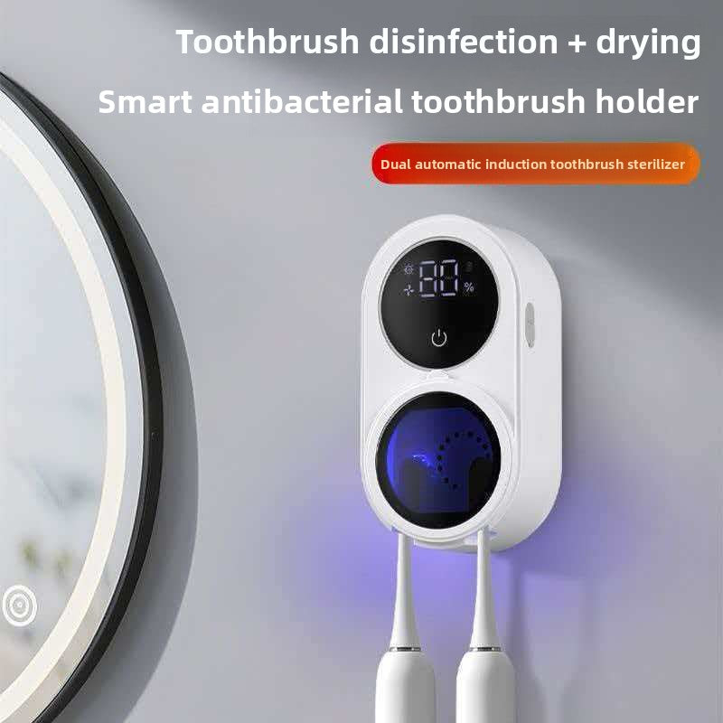 Automatic UV Sterilizing Toothbrush Holder