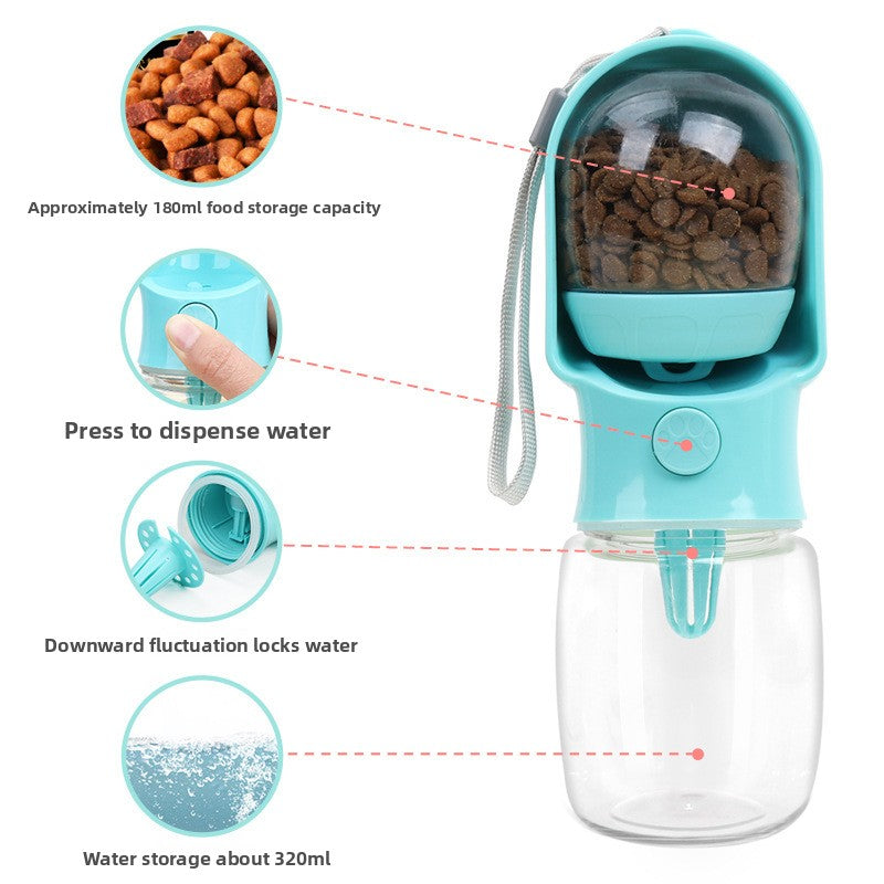 Portable Pet Travel Water and Food Cup