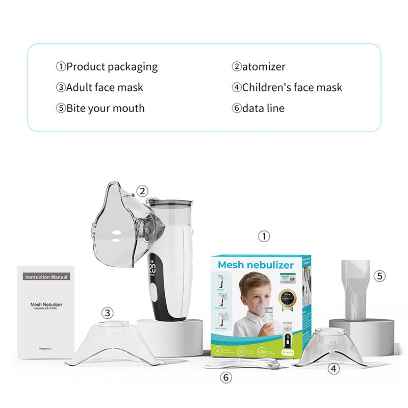 Portable Mesh Nebulizer for Home Use