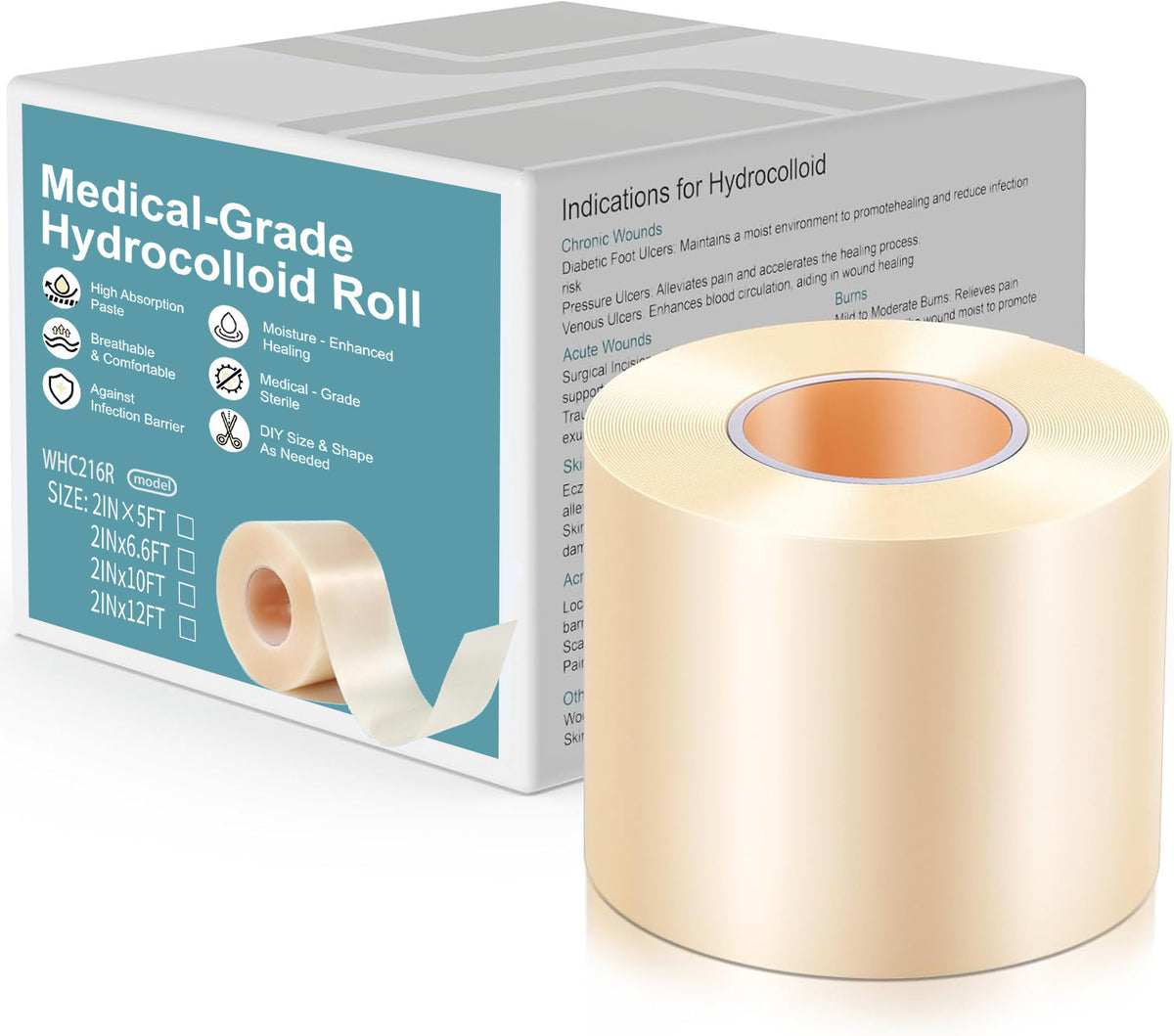 Flexible Hydrocolloid Dressing Roll