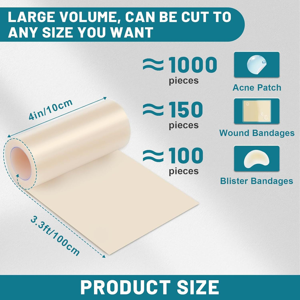Flexible Hydrocolloid Dressing Roll