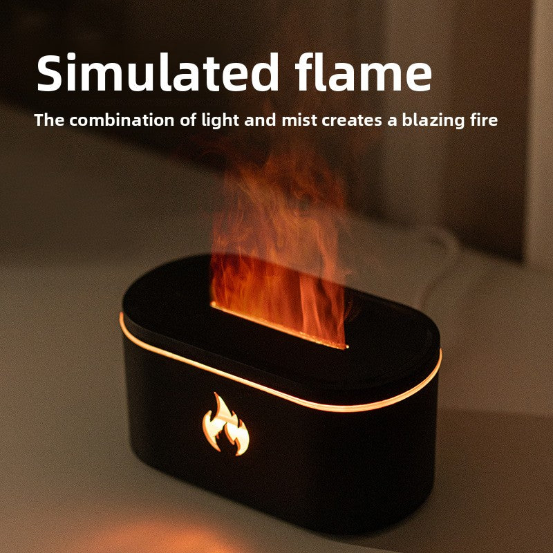 Creative Colorful Flame Aromatherapy Humidifier