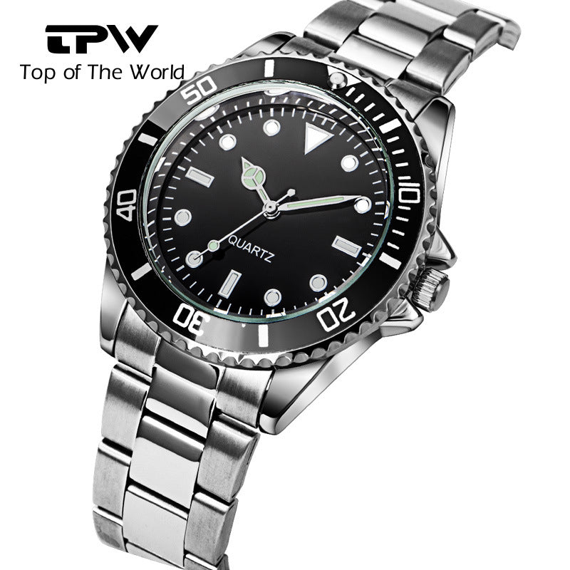 Men's Quartz Watch with Luminous Dial