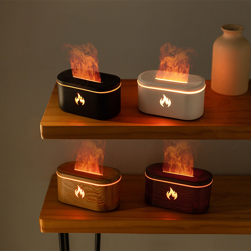 Creative Colorful Flame Aromatherapy Humidifier