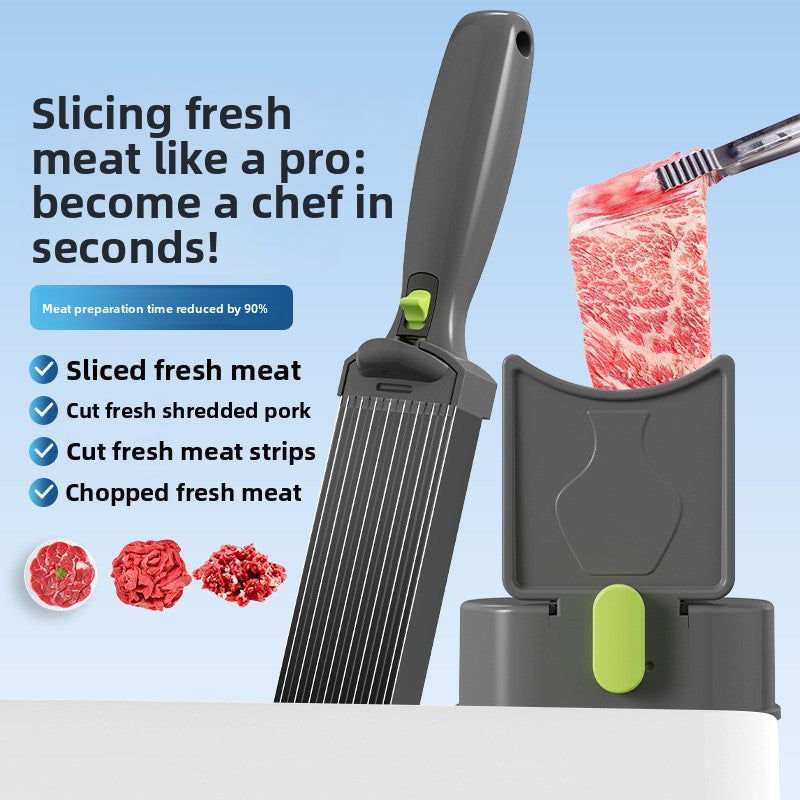 Kitchen multi-functional slicer for home use?slicing, shredding, dicing, and mincing meat