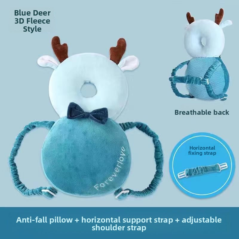 Infant Head Protection Pillow with Anti-Fall Design