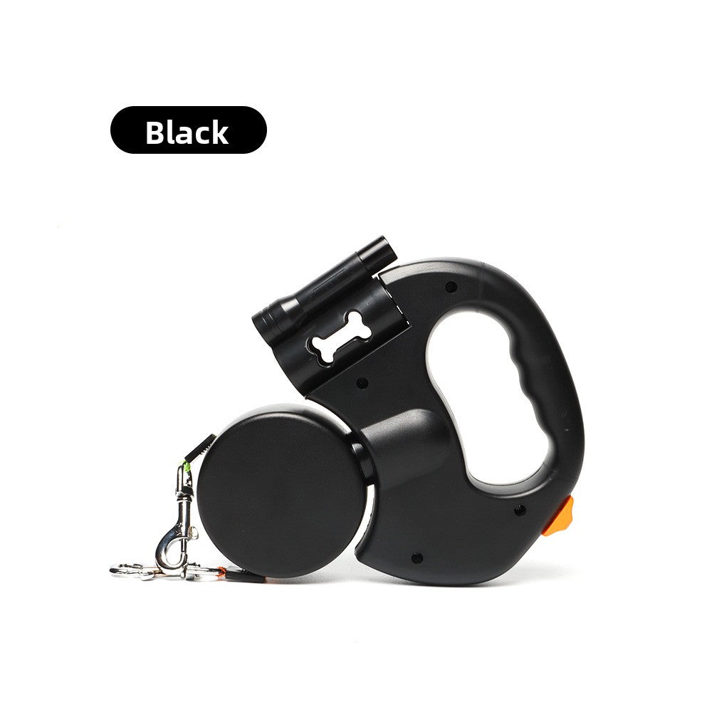 Automatic adjustable multi-functional pet leash