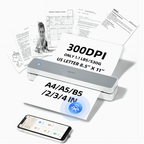 PocketPrint™ Mini Bluetooth Thermal Printer – Print Anything, Anywhere