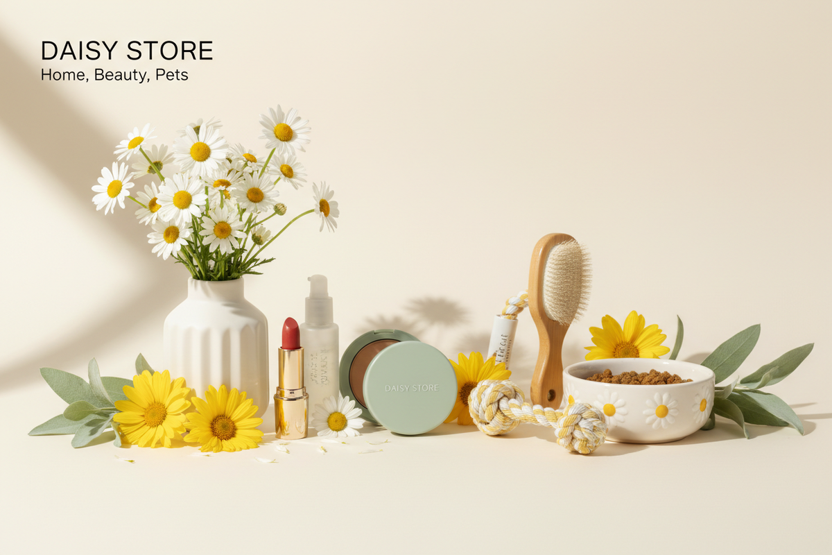 Daisy Store Hero with Daisies