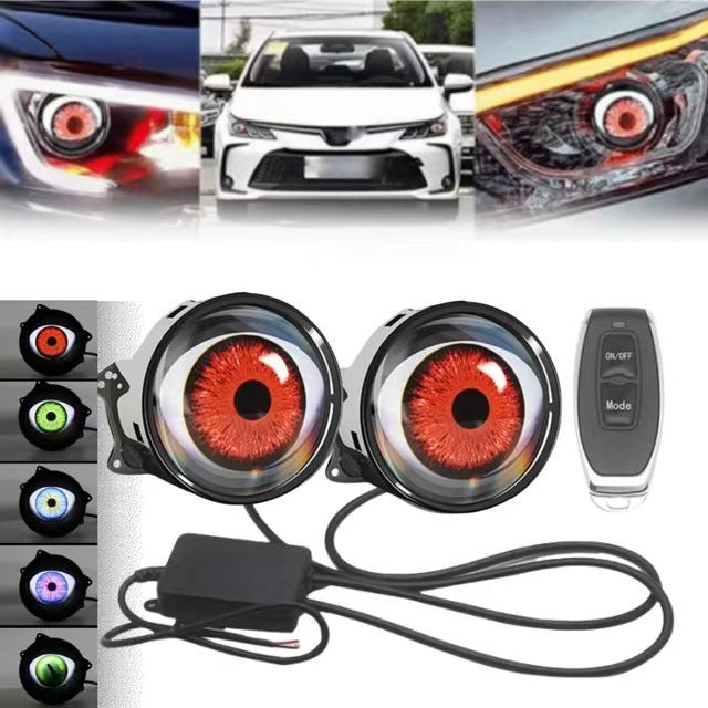 Devil Eye LED Dynamic Car Headlight Ambient Lamp